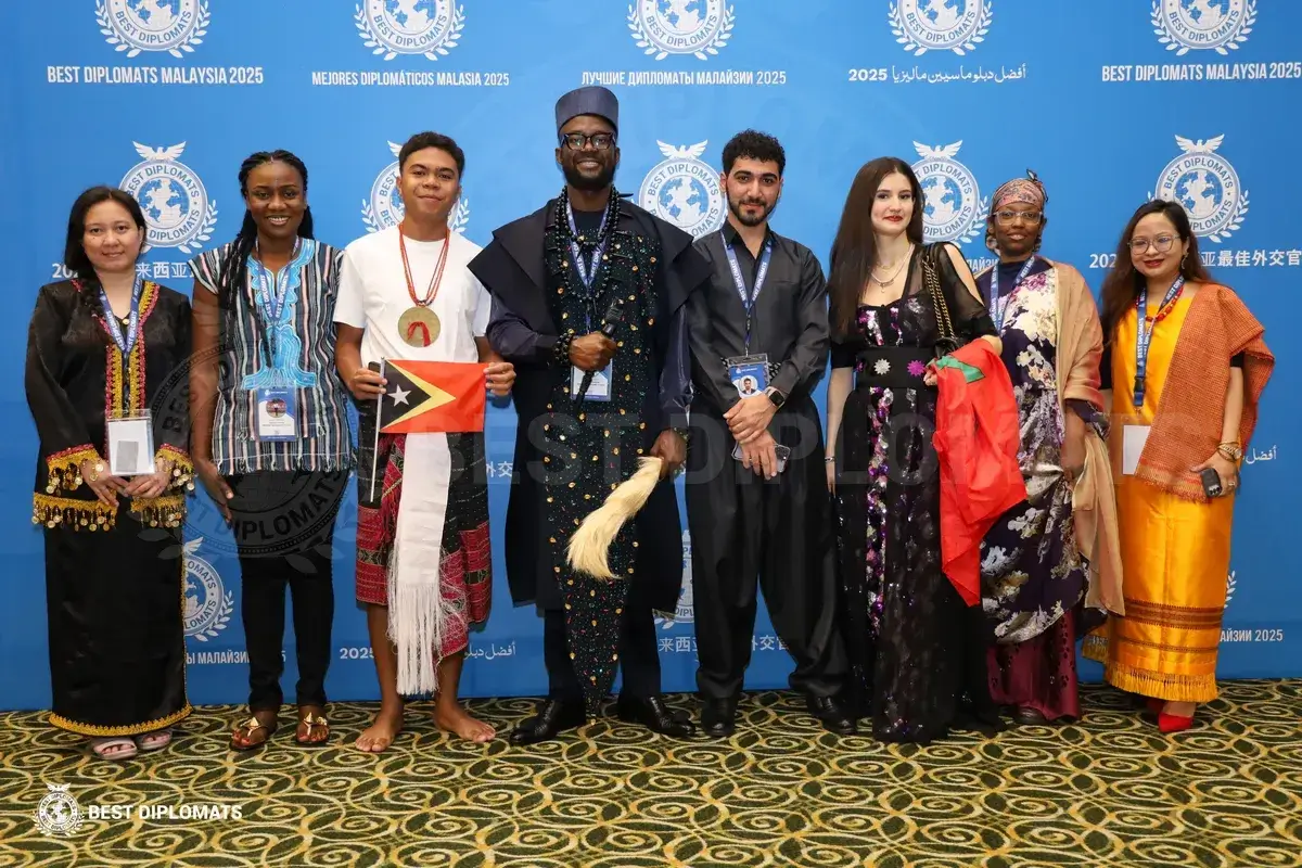 Delegates in traditional dress at Best Diplomats Malaysia