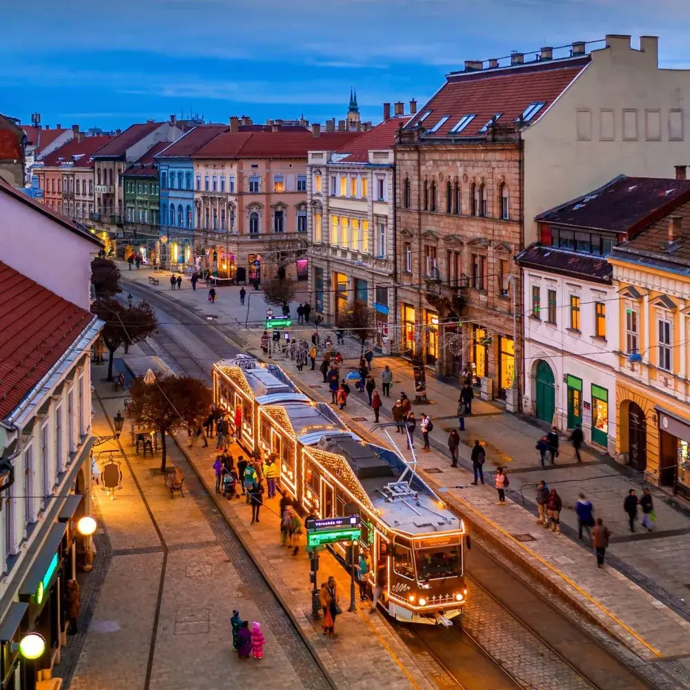 Hungarian university campus